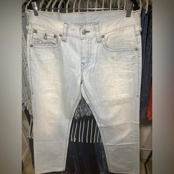 Vintage made in 🇺🇸 True Religion Ricky straight leg size 32x34 unaltered! NWOT